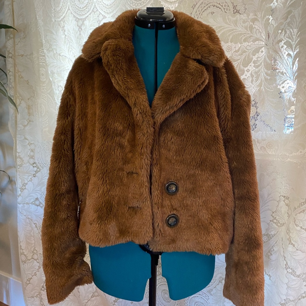 Free People Teddy Faux Fur Jacket